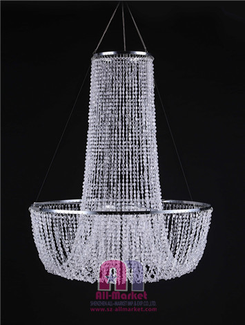 plastic chandelier fixture