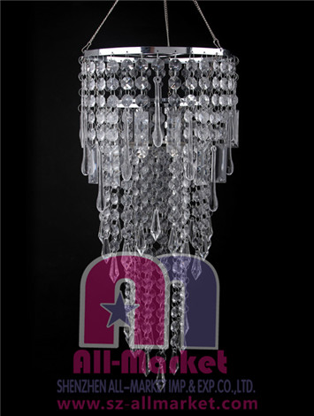 Acrylic beaded Chandelier