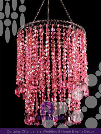 Red Crystal Chandelier